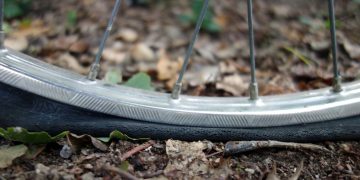 tire, flat, flat tire