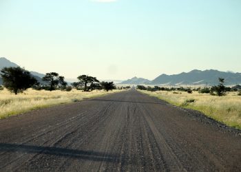 gravel road, dirt road, lonely
