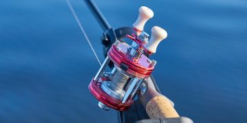 fishing reel, fishing, sea